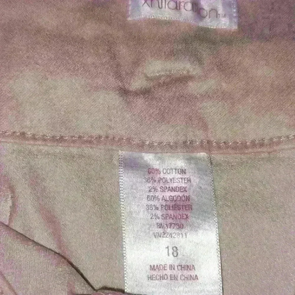 Exhilaration girls pink short size 18. Like baby pink. Style number 014180191. - Picture 3 of 5